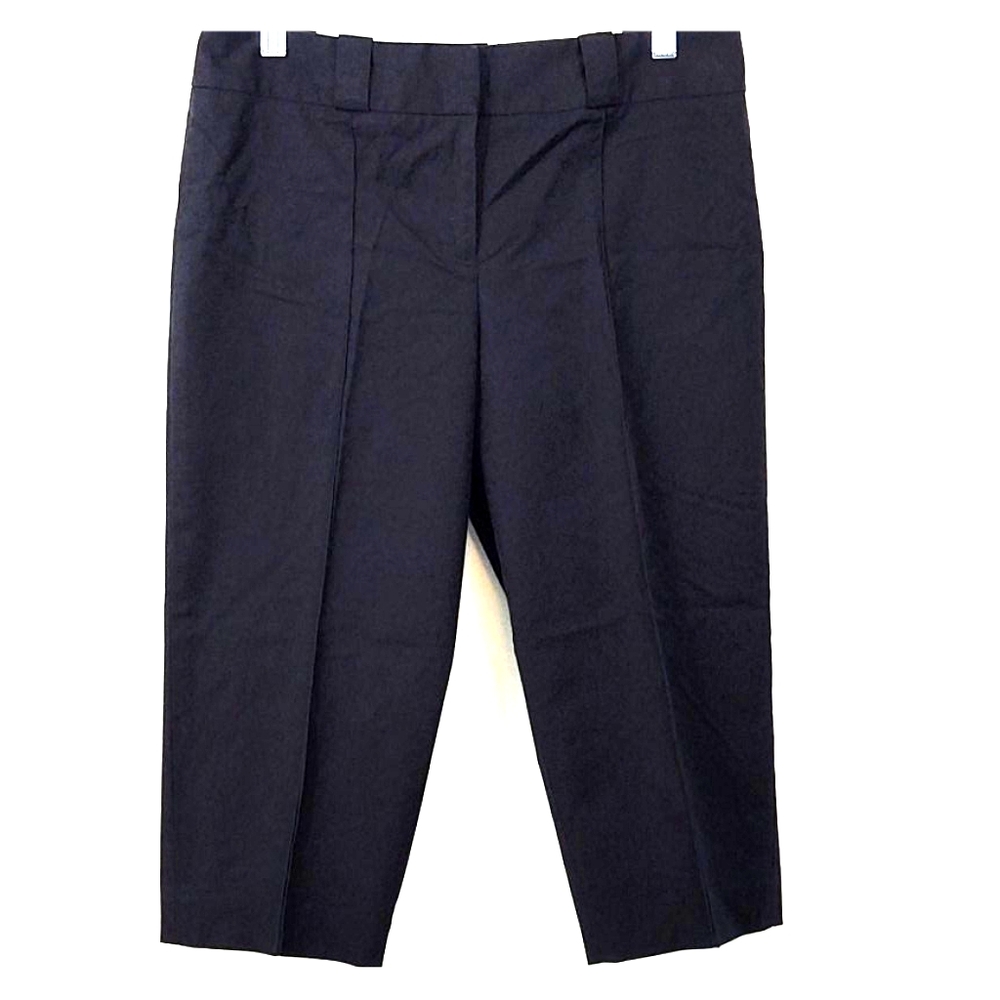 New Ann Taylor Pants 6 P Black Margo Cropped